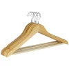 Heißer Verkauf Wenko Kleiderbügel, BxHxL: 45 X 23,5 X 1,2 Cm, Holz, Braun 7