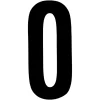 METAFRANC Klebeziffer, Zahl 0, Schwarz online shop deutschland sale 5