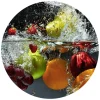 online shop günstig K&L Wall Art Vliestapete »Runde Vliestapete«, Frisches Obst Gesunde Küche, Mehrfarbig, Matt 7