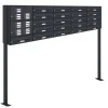AL BRIEFKASTENSYSTEME Briefkasten »Premium«, (BxH): 199.5 X 150cm, Anzahl Schlitze: 21, Stehend beliebt 5